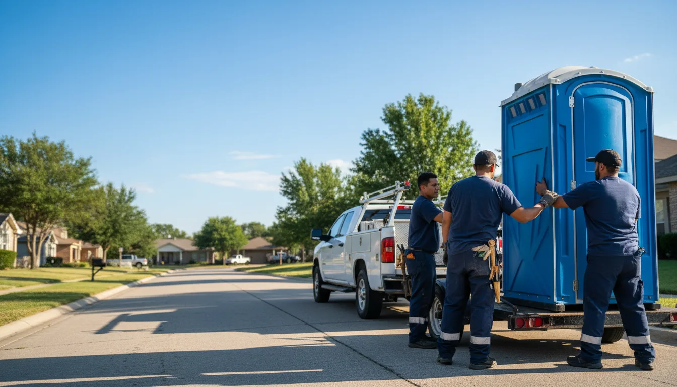 Portable Toilet Rental in Hollister, OK near me